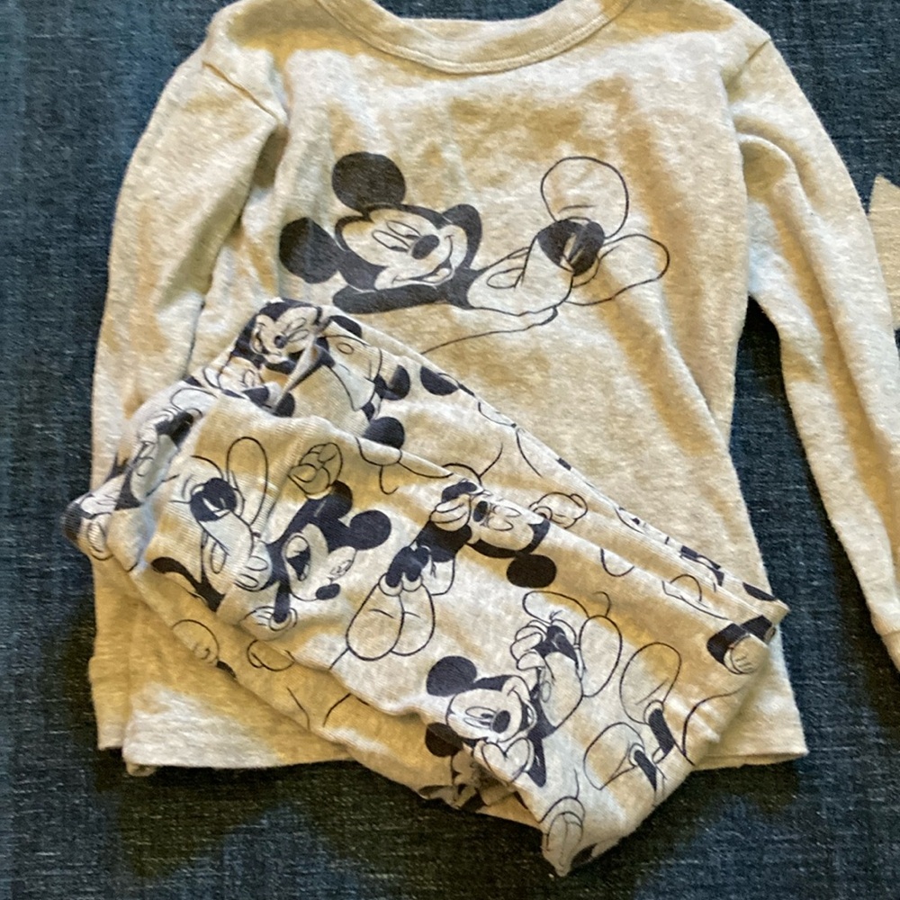 Mickey Mouse Gray Kids Pajamas